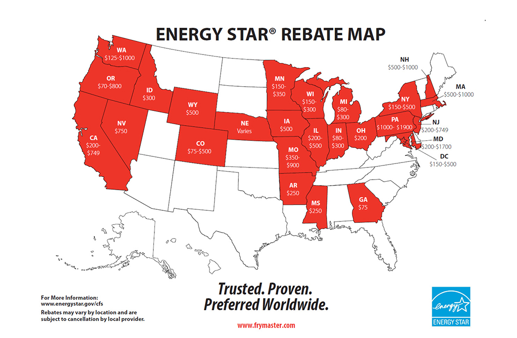 Energy Star Rebate Map